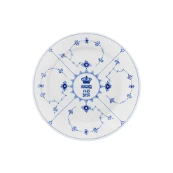 Musselmalet Riflet Jubilæumstallerken Ø 27 cm