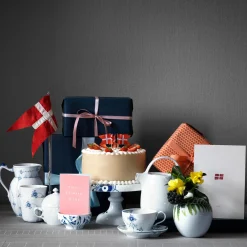 Musselmalet Riflet kande 90 cl