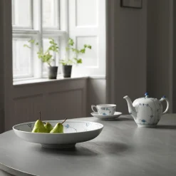 Musselmalet Riflet skål 34 cm