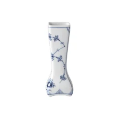 Musselmalet Riflet vase 12 cm