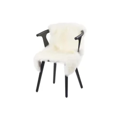 Newzealandsk Premium langhåret lammeskind, ivory