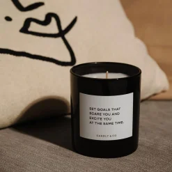 No. 4 Candle, Set goals that scare you and excite you at the same time