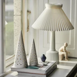 Nobili fyrfadsstage høj, snehvid