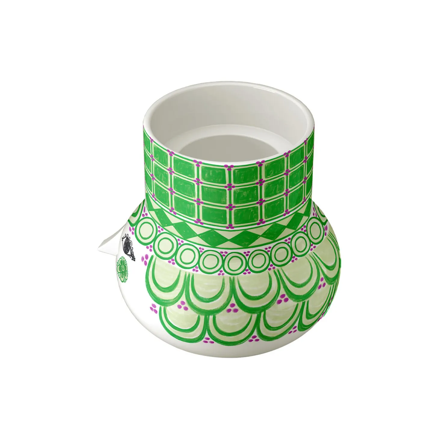 Olga Lysestage, grøn