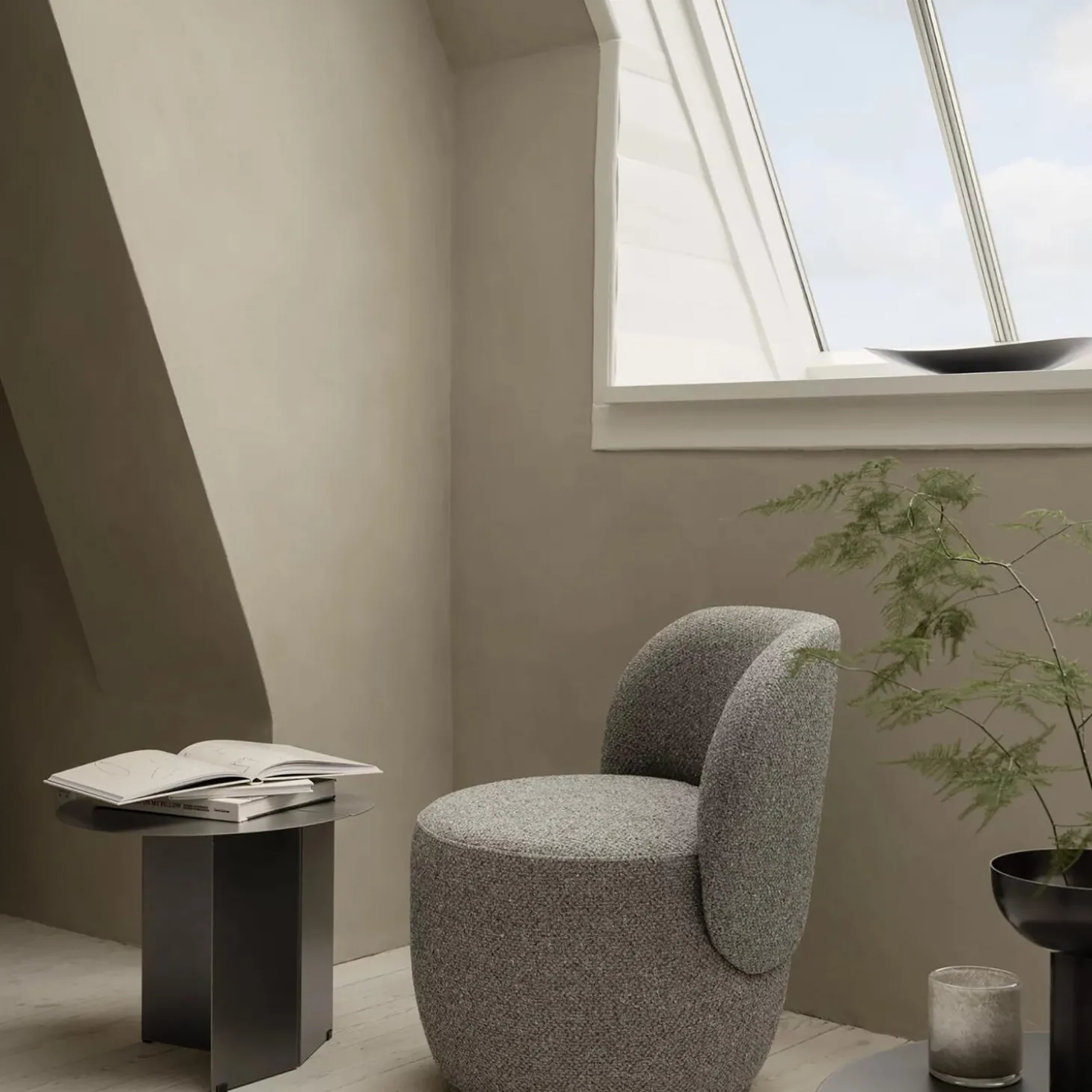 ONDEA Bowl, burned metal