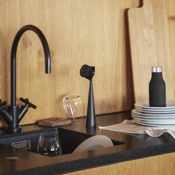 Opvaskebørste nylonhår, black