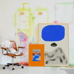 Orange Landscape poster