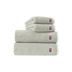 Original håndklæde, vintage green/white