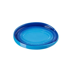 Oval grydeskeholder, azure blue