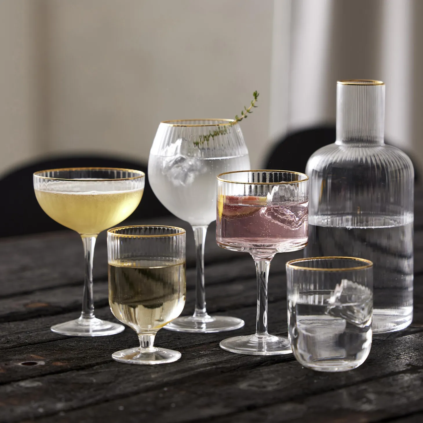 Palermo Gold tumbler 4 stk.