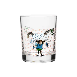 Pippi drikkeglas pippi og hesten