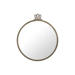 Randaccio Wall Mirror, antique brass