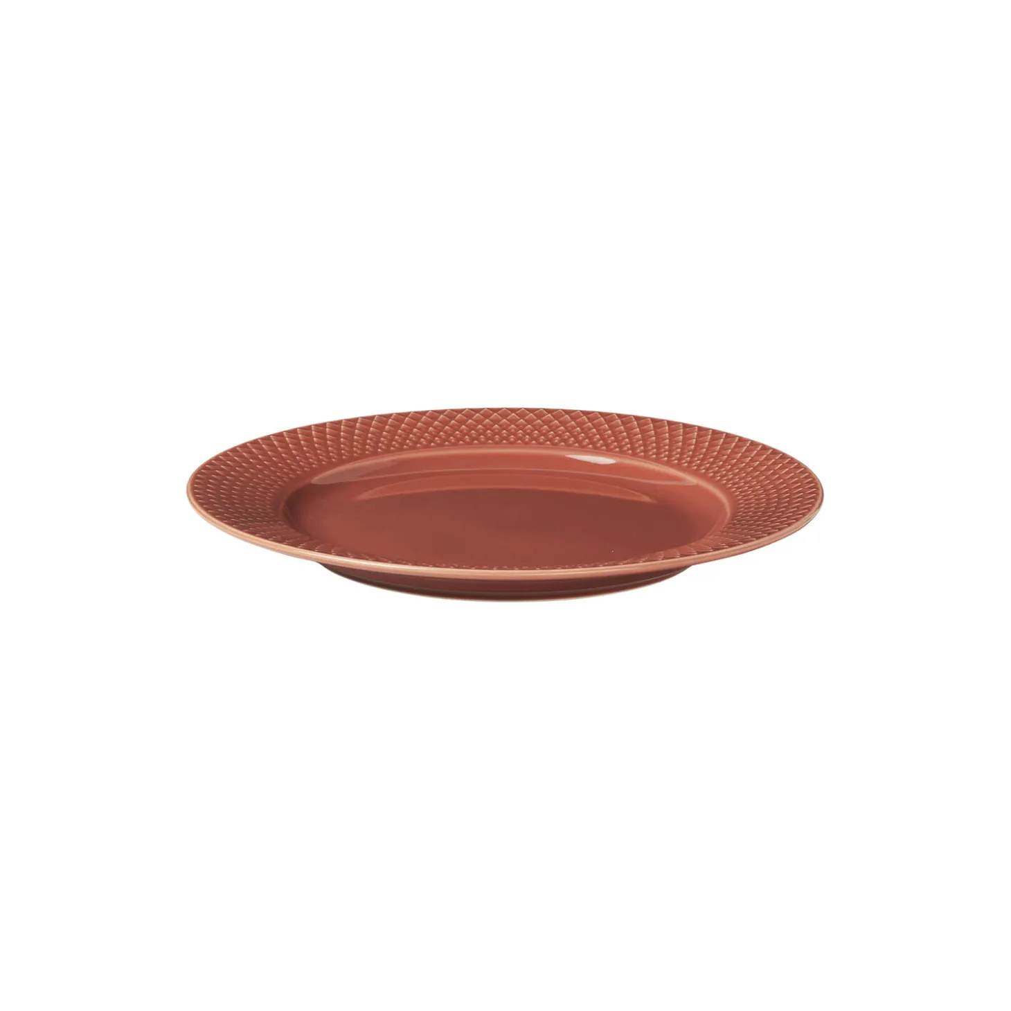 Rhombe Color frokosttallerken Ø 23 cm, terracotta