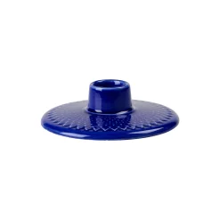 Rhombe Color kronelysestage, mørk blå