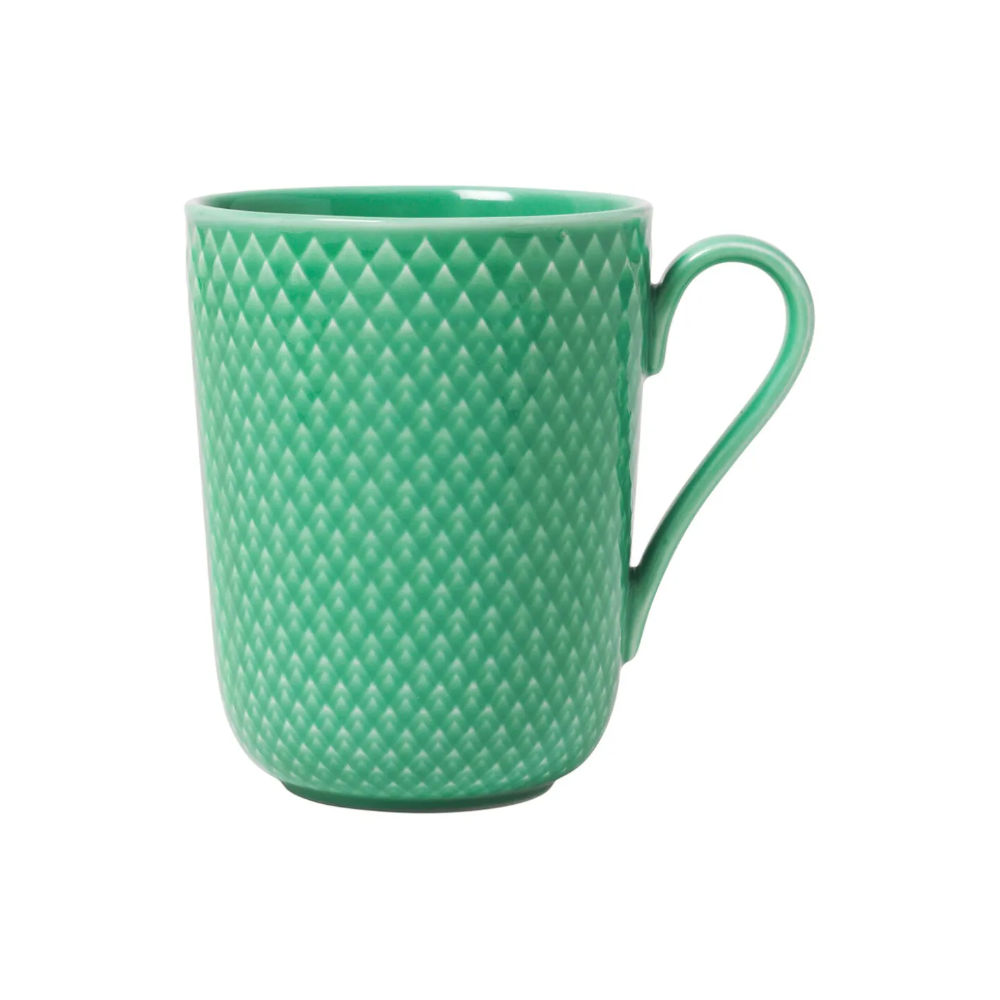 Rhombe Color krus med hank, grøn