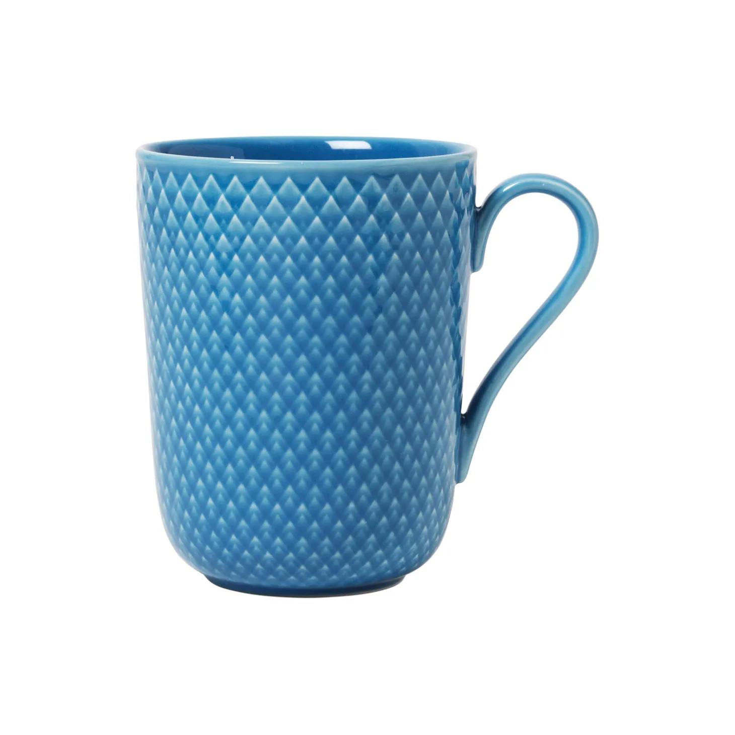 Rhombe Color krus med hank, blå