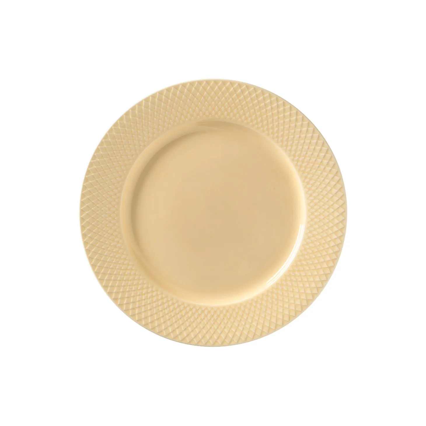 Rhombe Color middagstallerken Ø 27 cm, sand