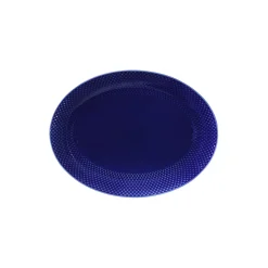 Rhombe Color ovalt serveringsfad, mørk blå