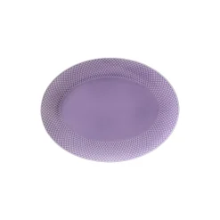 Rhombe Color ovalt serveringsfad, lilla
