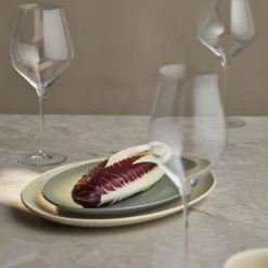 Rhombe Earth Ovalt serveringsfad, moss