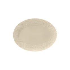 Rhombe Earth Ovalt serveringsfad, marble