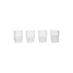 Ripple Small Glasses 4 pcs