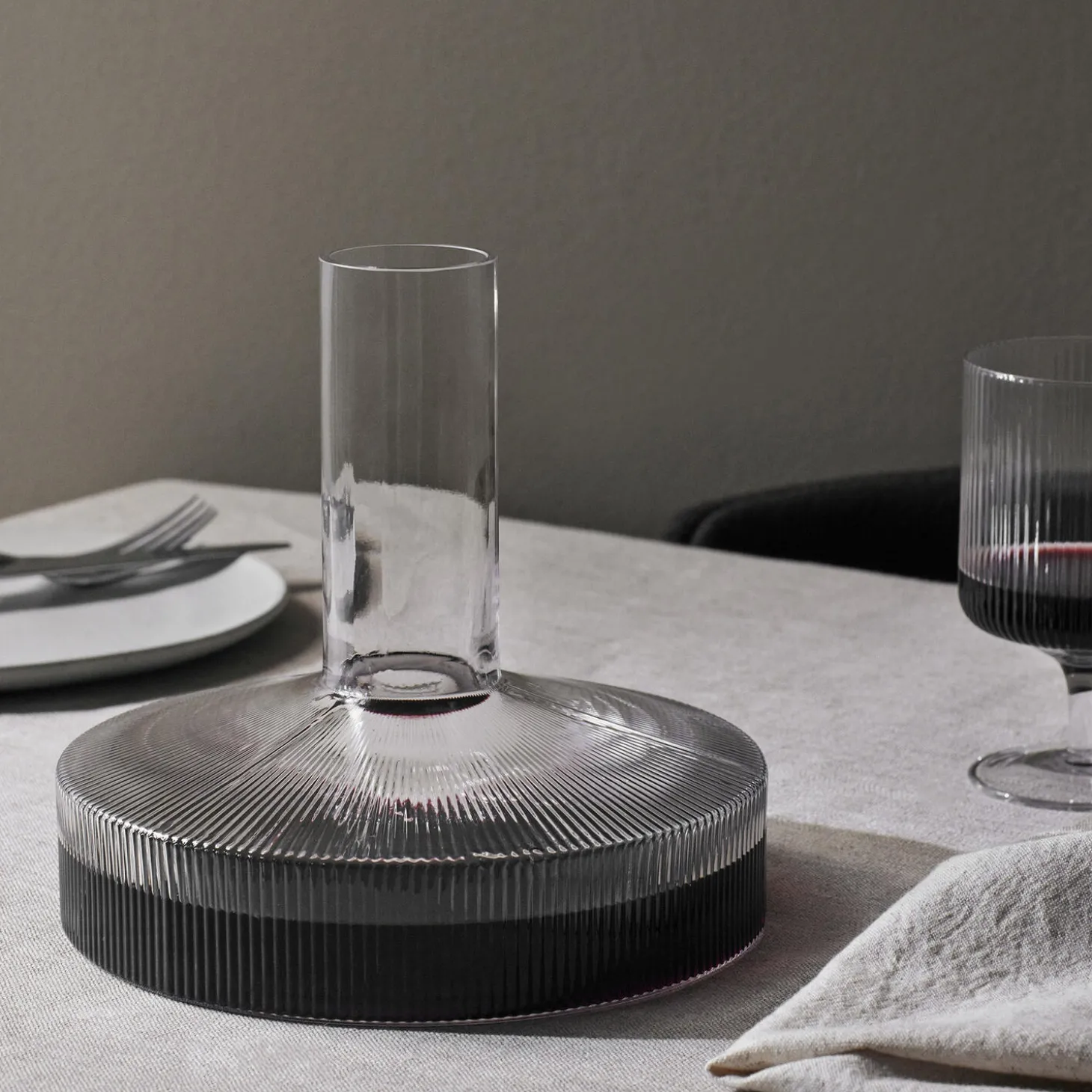 Ripple Vinkaraffel, clear