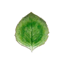 Riviera tallerken hortensiablad, grøn