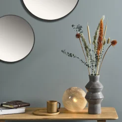 Rost vase, mørkeblå