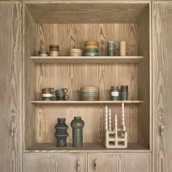 Rost vase, mørkeblå