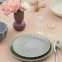 Samsurium Lunch Plate frokosttallerken Ø 22 cm, blue/grey