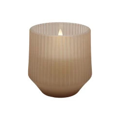 Scented wax glass candle uplift, beige
