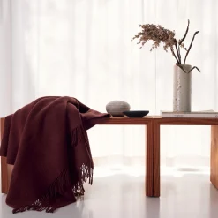 Season plaid, 03524 beetroot