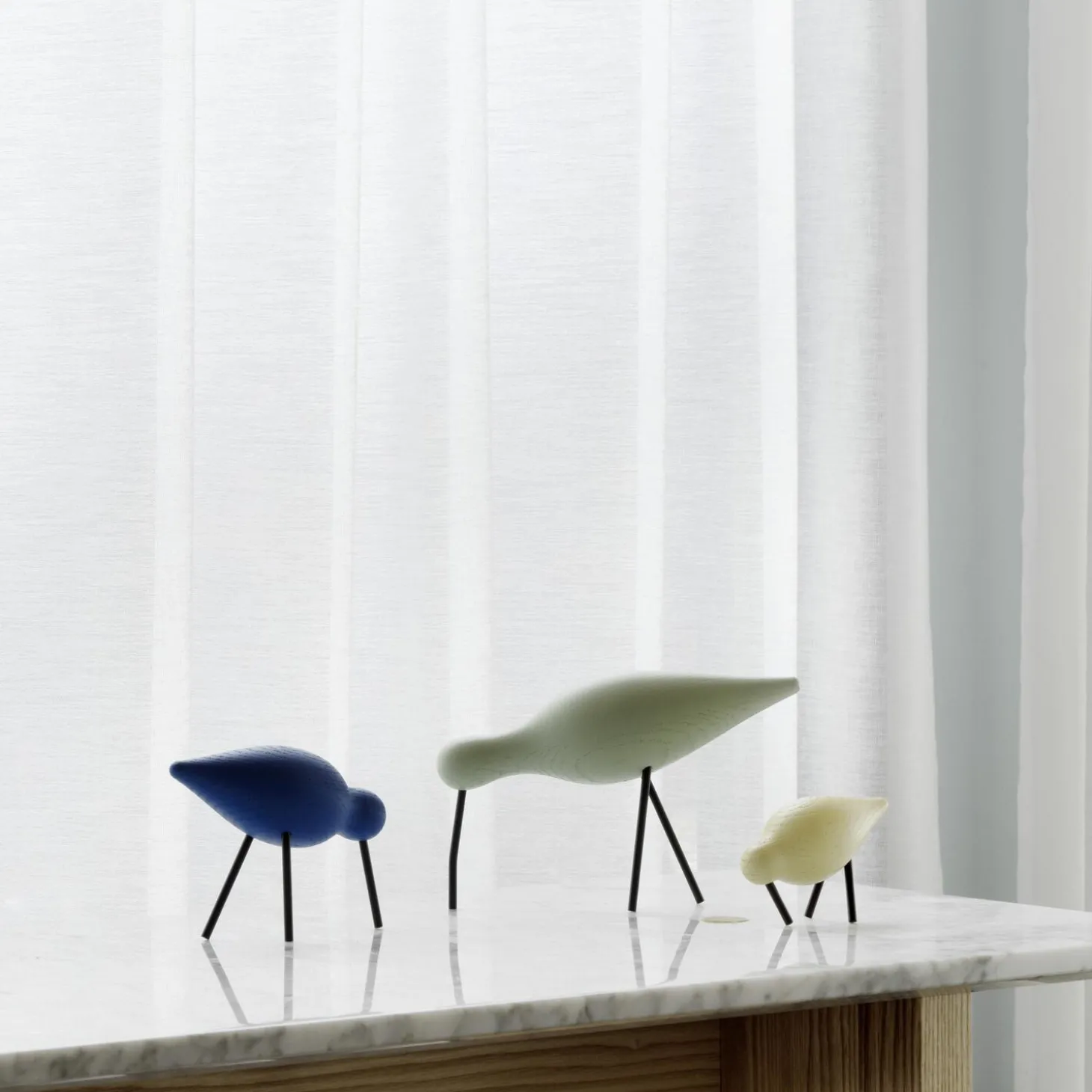 Shorebird, light yellow