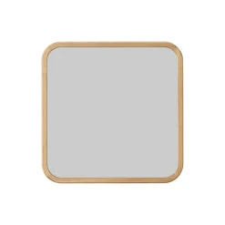 Silhouette spejl 70x70 cm, light oiled oak