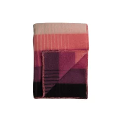 ÅSMUND GRADIENT Throw, pink/green