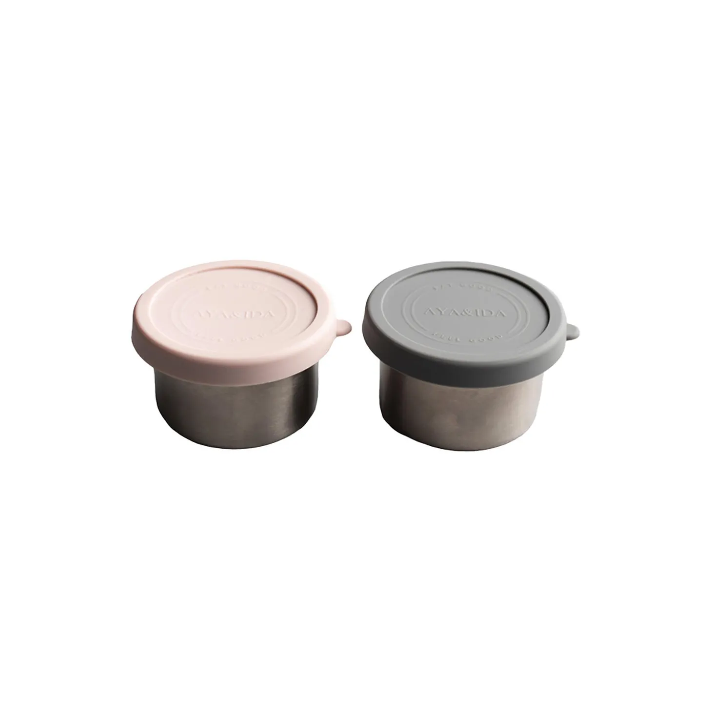 Snack Container, dark grey/soft rose