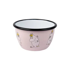 Snorkfrøken emaljeskål, lyserød