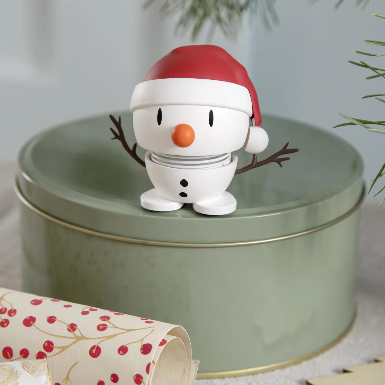 Soft Santa Snowman S, white