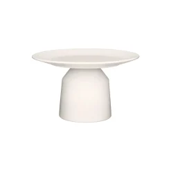 Solare høj serveringsbakke, hvid