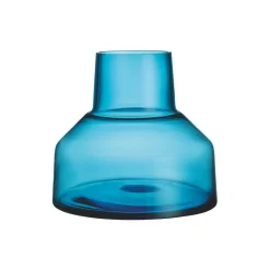 Solare kort vase, elektrisk blå