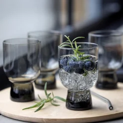 Sorrento vandglas 4 stk., smoke