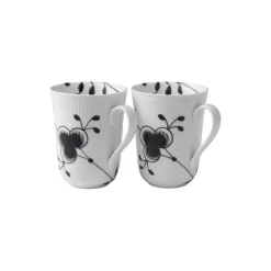 Sort Mega Riflet krus 36 cl, 2 stk