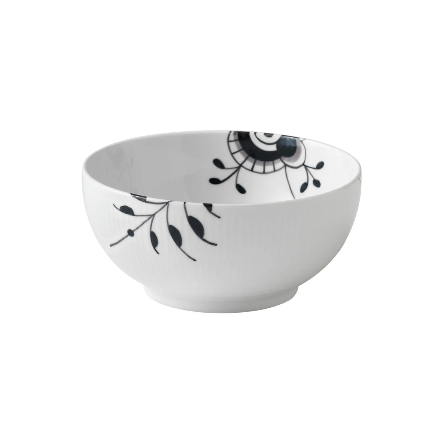 Sort Mega Riflet skål 110 cl