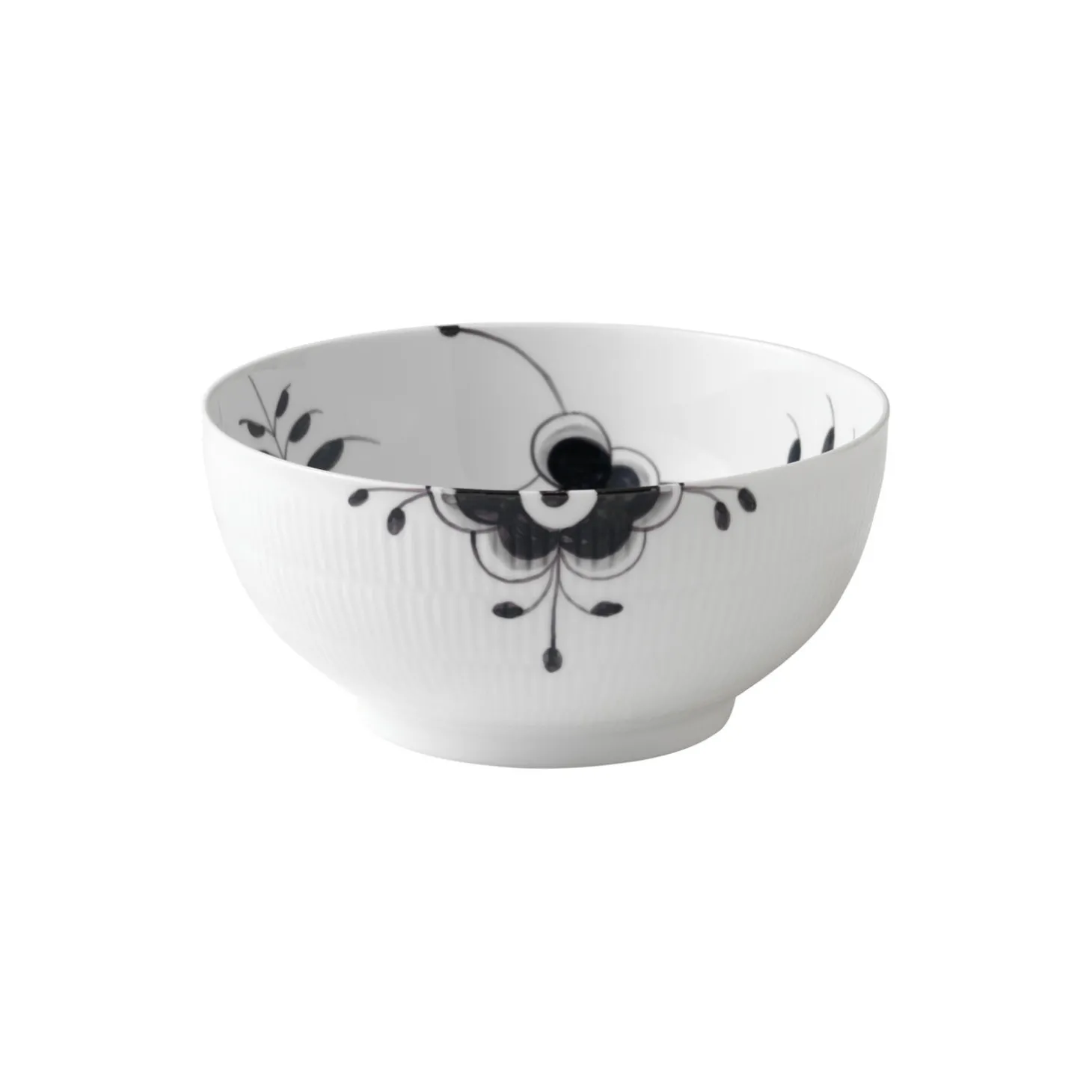 Sort Mega Riflet skål 310 cl