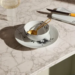 Sort Mega Riflet skål 24 cl