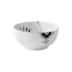 Sort Mega Riflet skål 180 cl