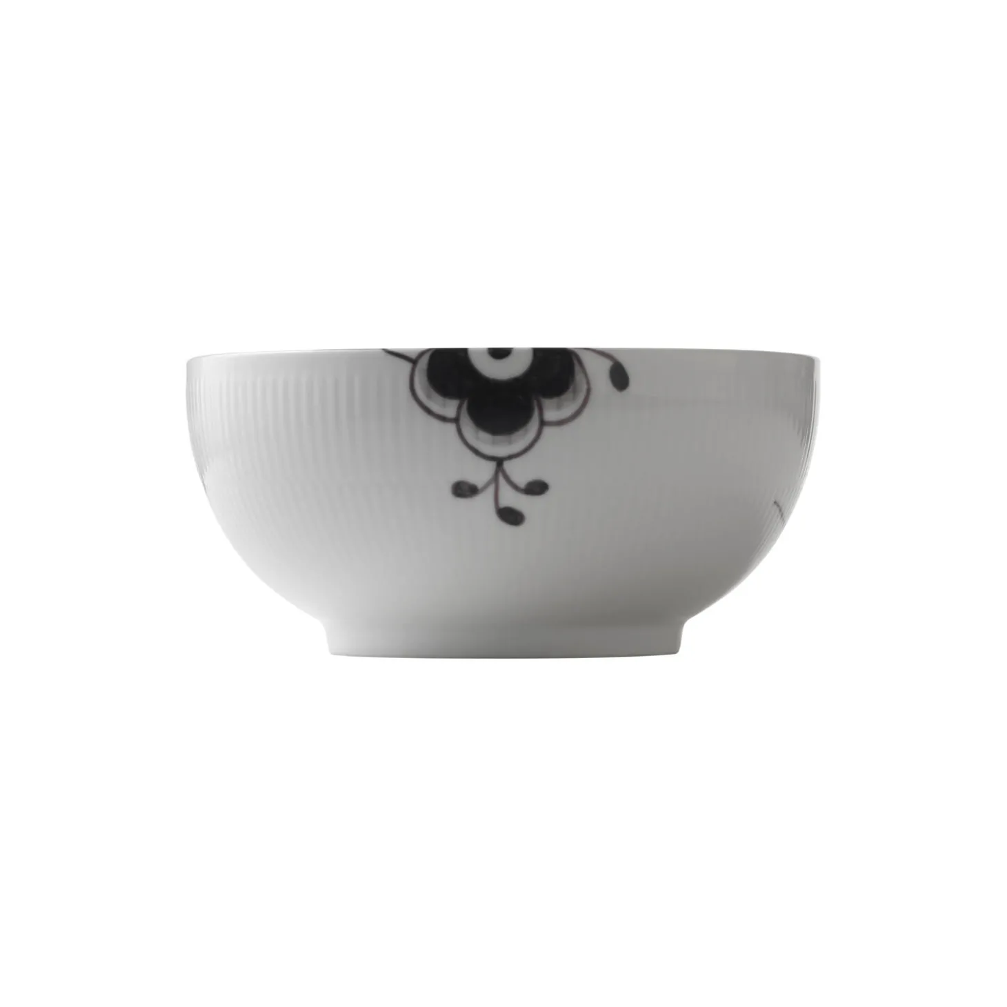 Sort Mega Riflet skål 180 cl