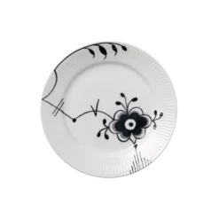 Sort Mega Riflet tallerken nr. 6 Ø 19 cm