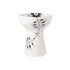 Sort Mega Riflet vase 19 cm